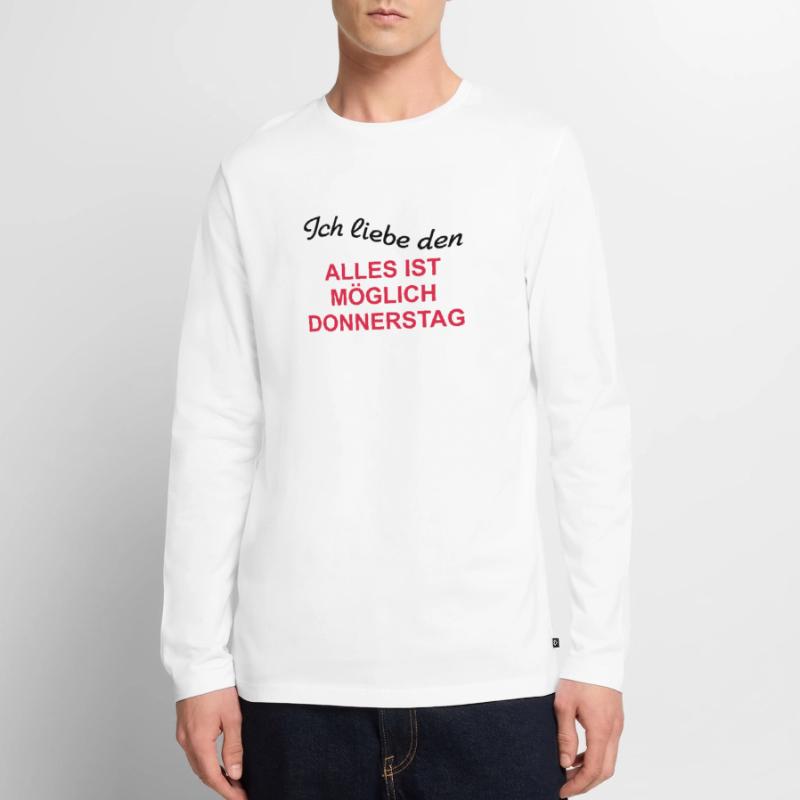 Everything is possible Thursday Men's Premium Organic Long Sleeve Shirt