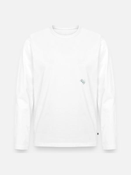 Gaming - Men's Premium Organic Long Sleeve Shirt - white