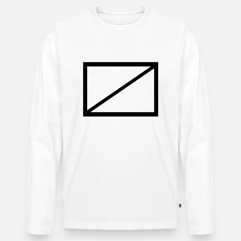 Aufklärung - Männer Premium Bio Langarmshirt - Weiß