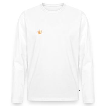 Natalie Nom pour Femmes Enfants Bambins - Natalie - T-shirt manches longues Premium bio Homme - blanc - Devant - Nico (187cm)
