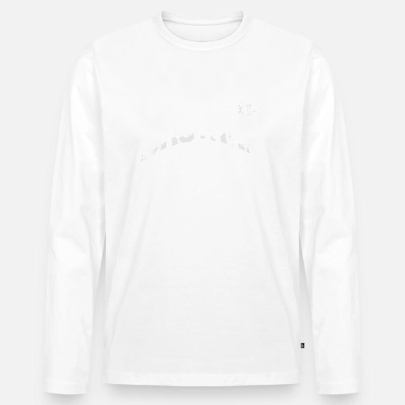BASTARD - Männer Premium Bio Langarmshirt - Weiß