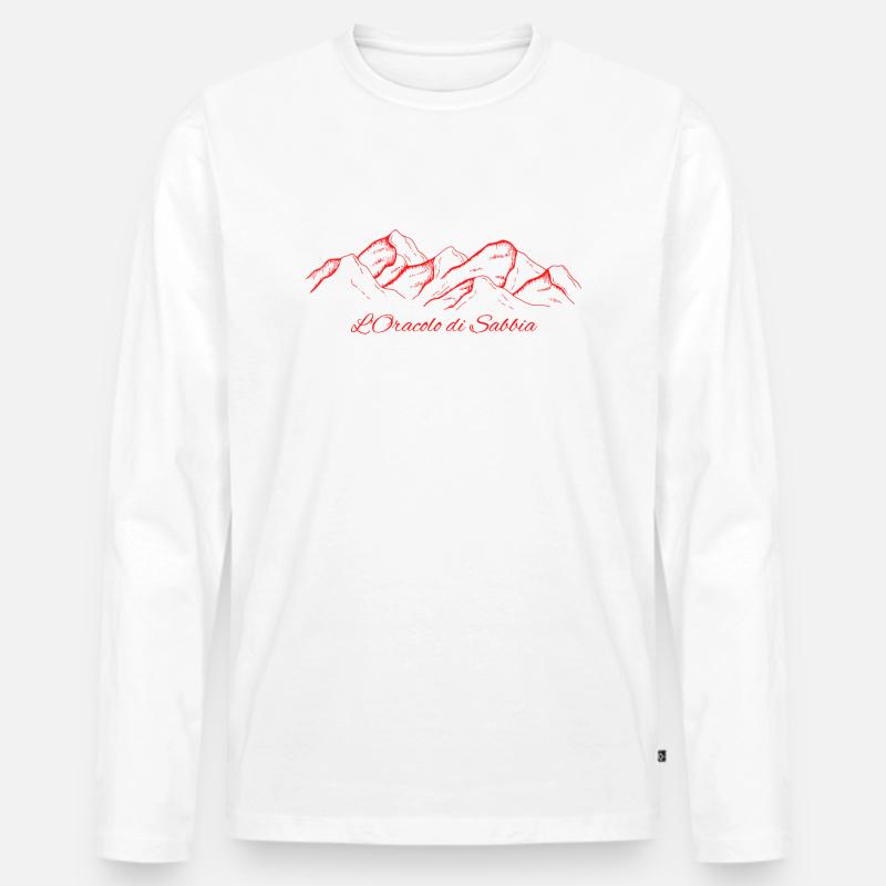 Logo Canale YouTube - Männer Premium Bio Langarmshirt - Weiß