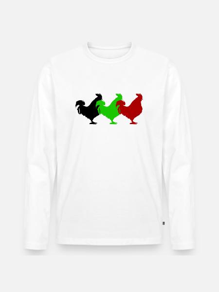 Robinet - T-shirt manches longues Premium bio Homme - blanc