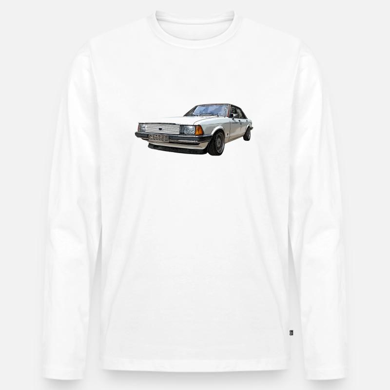 Granada - Männer Premium Bio Langarmshirt - Weiß