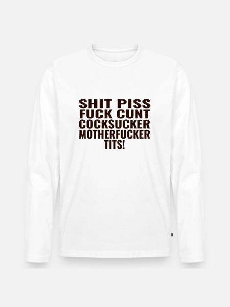 Mots interdits - T-shirt manches longues Premium bio Homme - blanc