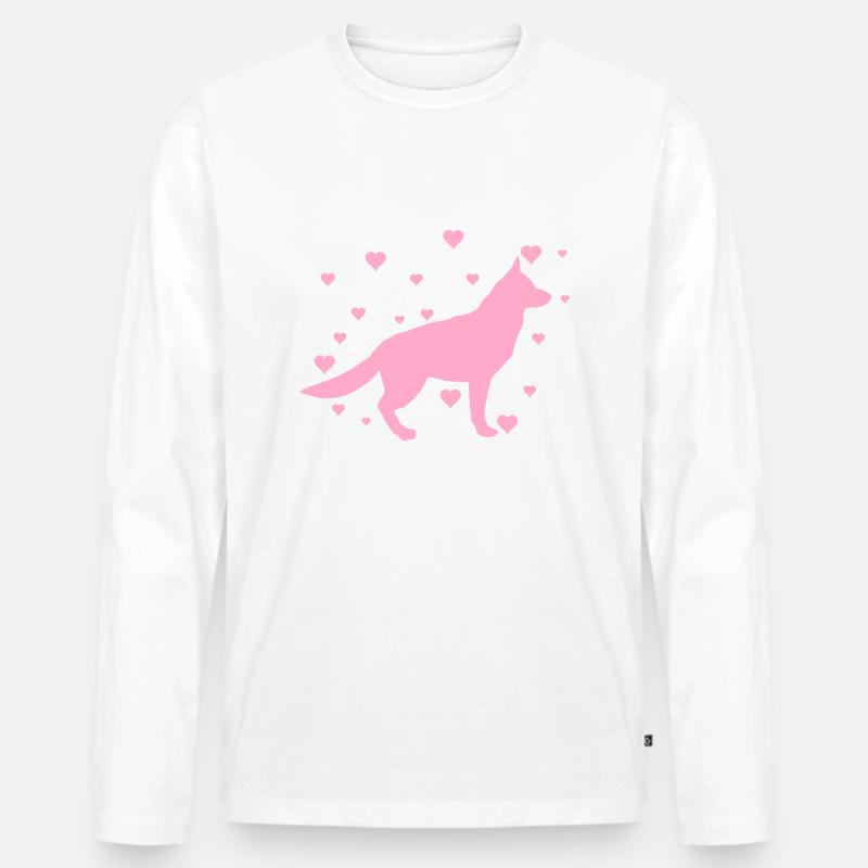 Schäferhund - Männer Premium Bio Langarmshirt - undefined