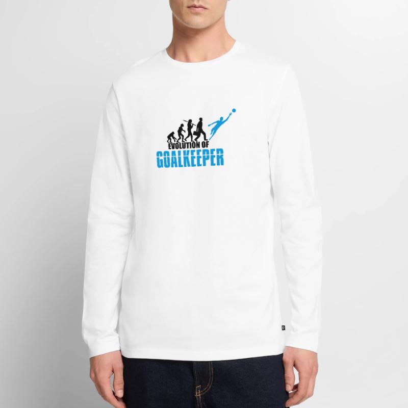 goalkeeper evolution evolution goalkeeper torhueter Men's Premium Organic Long Sleeve Shirt