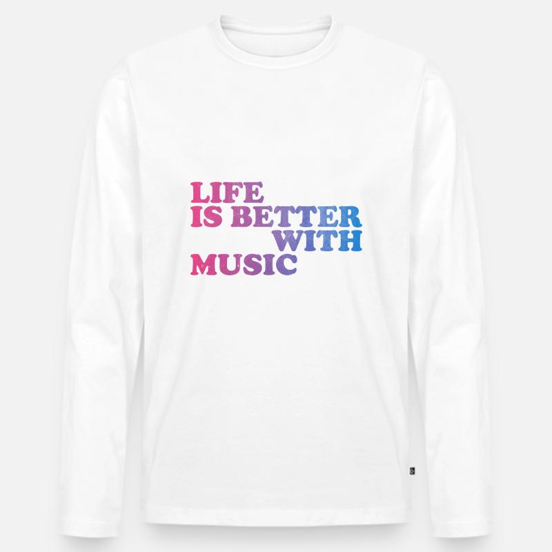 Dj - Männer Premium Bio Langarmshirt - undefined