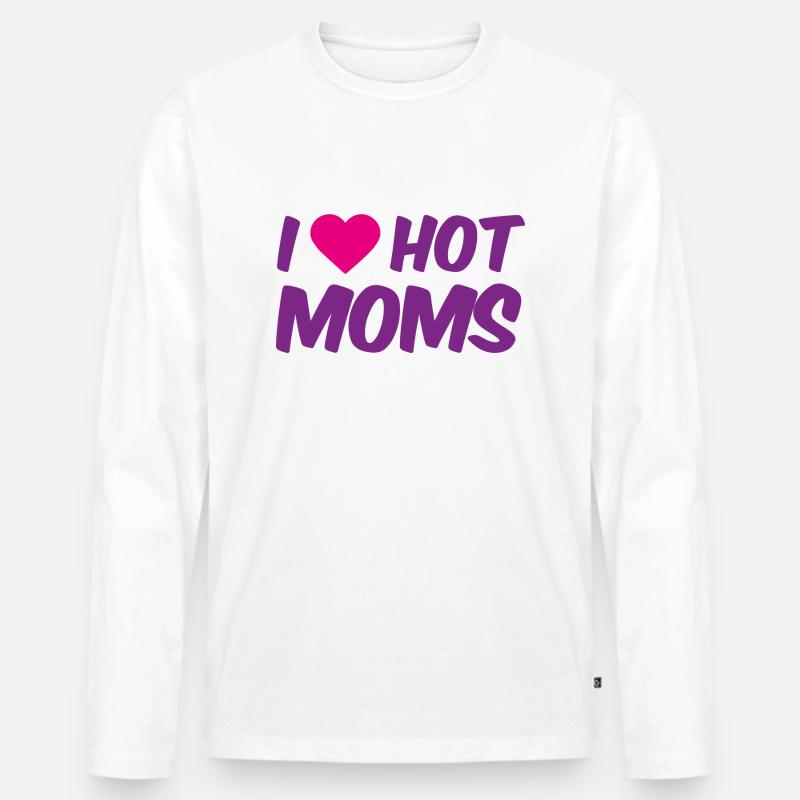 spreadshirtdesign 8 - Männer Premium Bio Langarmshirt - Weiß