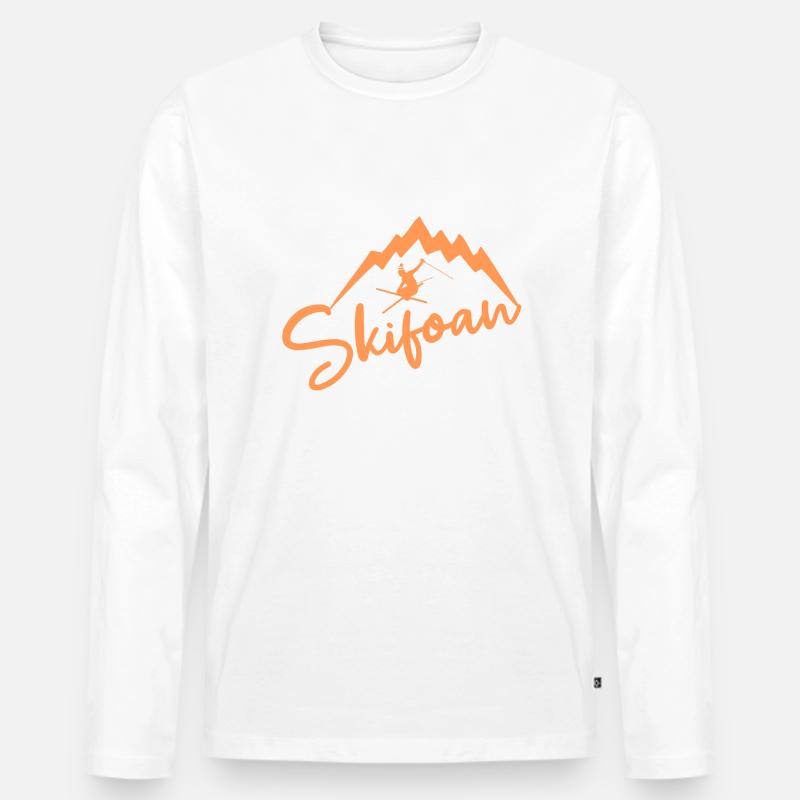 Skifahrer - Männer Premium Bio Langarmshirt - undefined