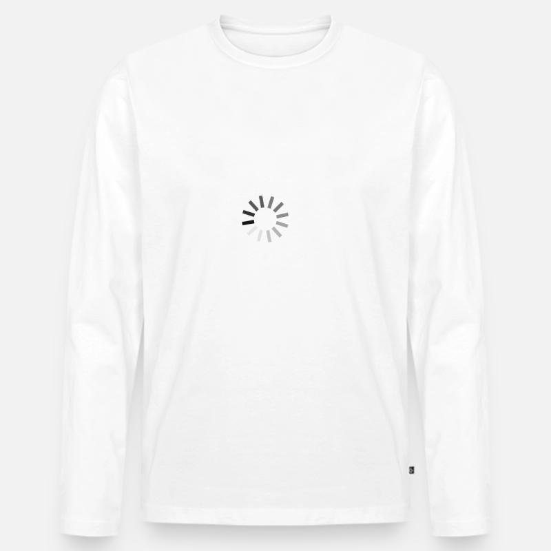 things i hate connection power loading - Men's Premium Organic Long Sleeve Shirt - white