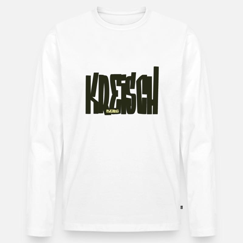 Kreischberg - Steiermark - Männer Premium Bio Langarmshirt - Weiß