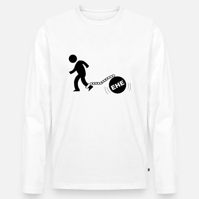 Junggesellenabschied - Männer Premium Bio Langarmshirt - Weiß