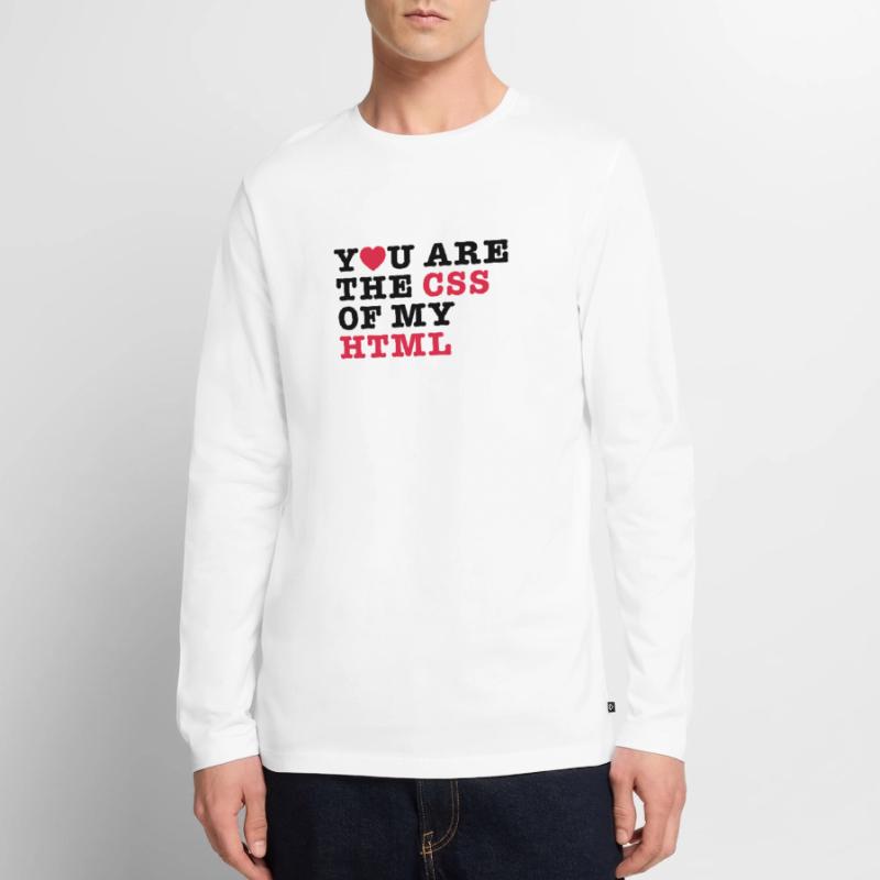 vous êtes le css de mon html T-shirt manches longues Premium bio Homme