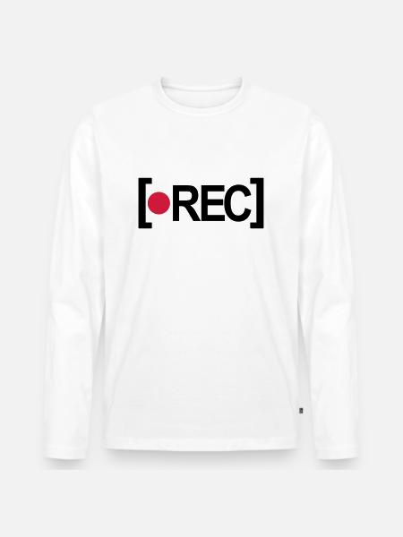 rec - T-shirt manches longues Premium bio Homme - blanc