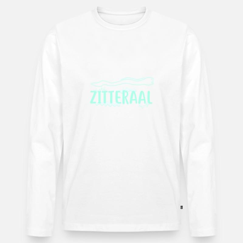 Zitteraal - Männer Premium Bio Langarmshirt - undefined