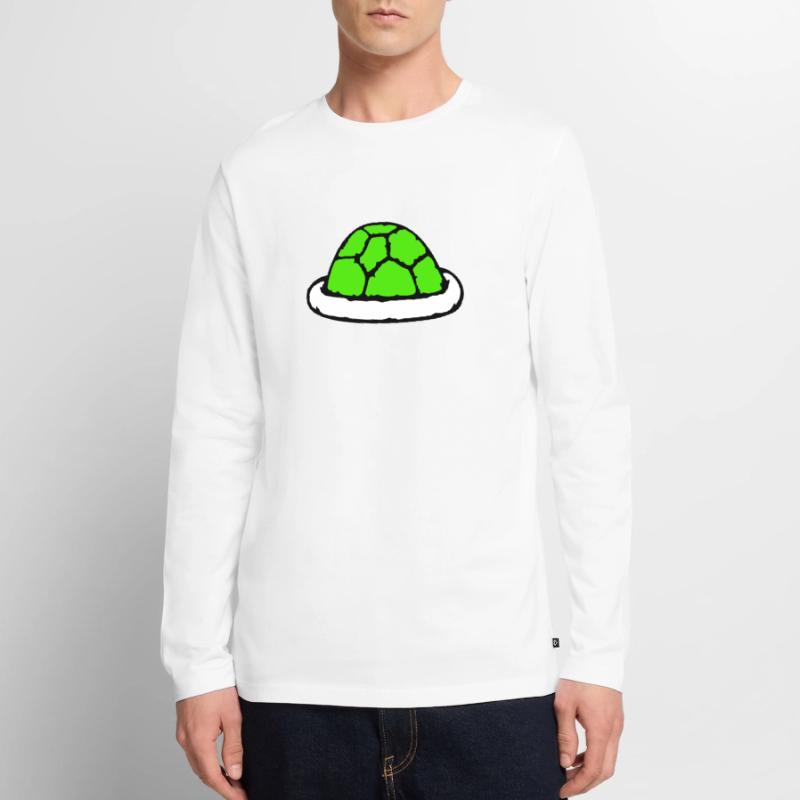 Turtle shell without turtle cute shell Men's Premium Organic Long Sleeve Shirt