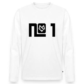 Gosages - Halloween Special - Men's Premium Organic Long Sleeve Shirt - white - Front - Nico (187cm)