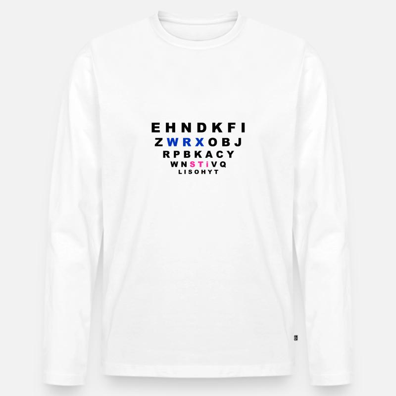 WRX STi - Männer Premium Bio Langarmshirt - Weiß