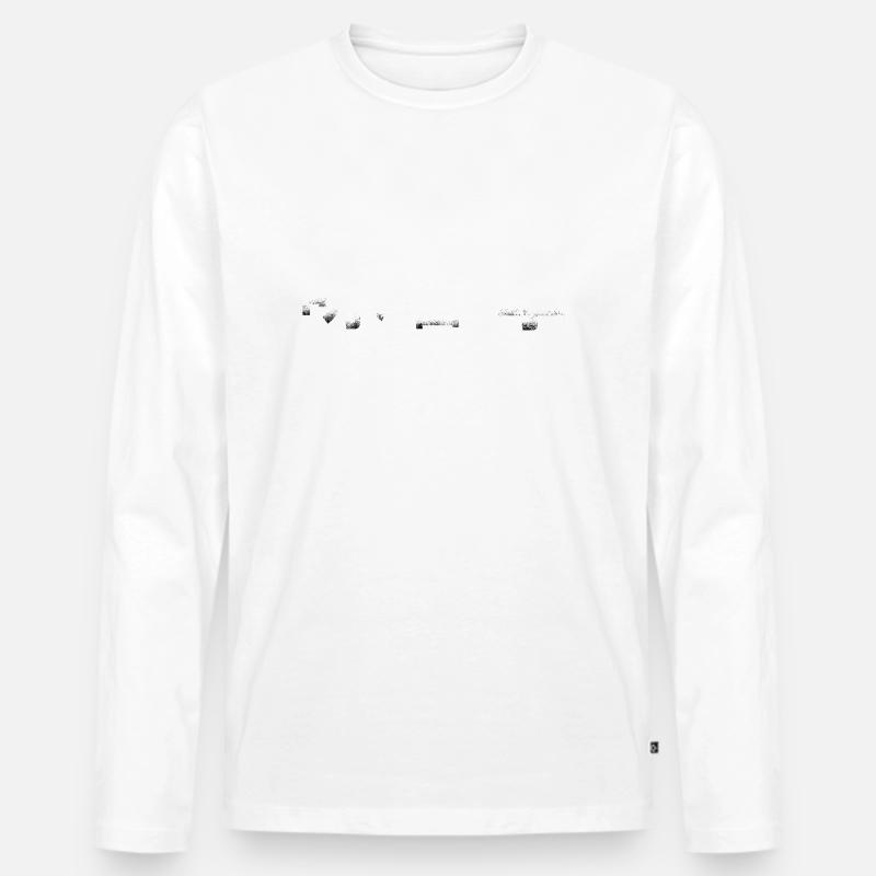 Wingchun - Männer Premium Bio Langarmshirt - Weiß