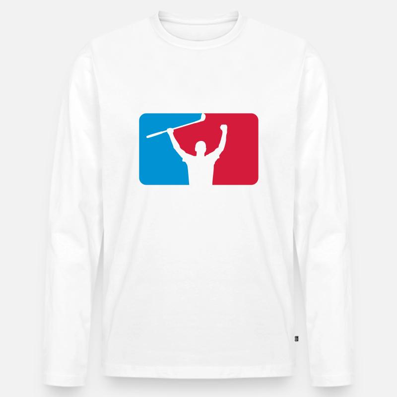 Golf - Männer Premium Bio Langarmshirt - Weiß