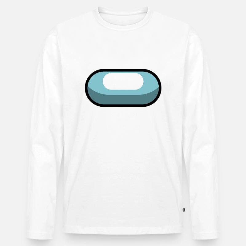 Sus, Verdächtiger Astronaut - Männer Premium Bio Langarmshirt - Weiß