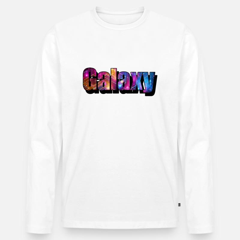 My Design - Männer Premium Bio Langarmshirt - Weiß