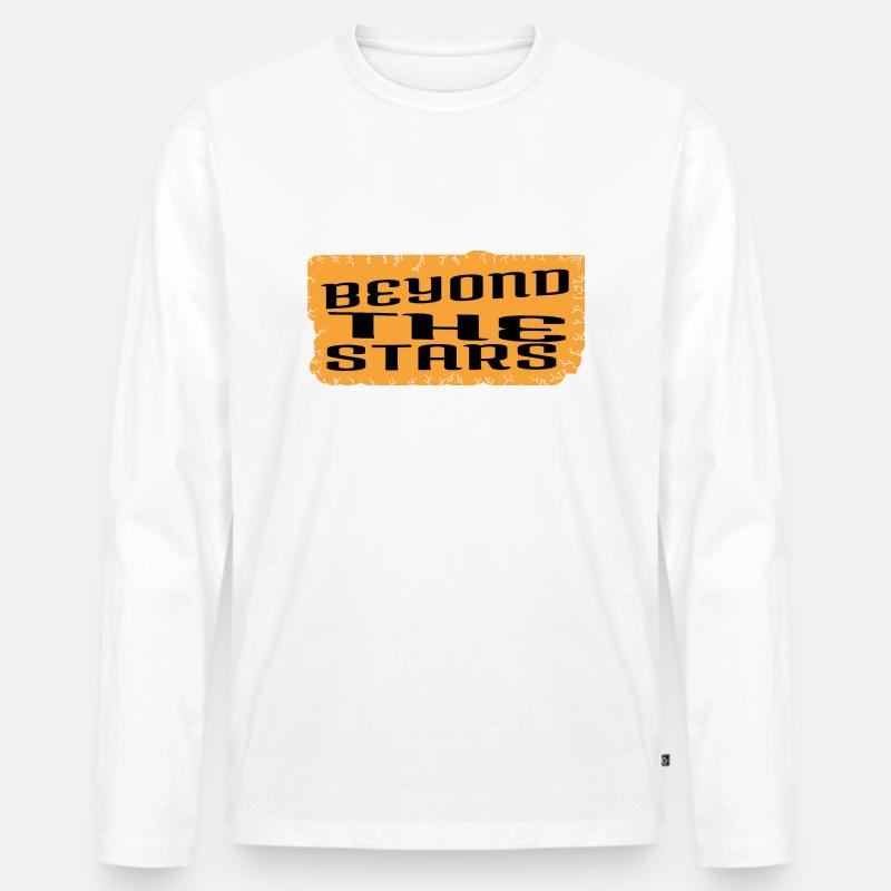 discovering tastes interstellar exploration - Männer Premium Bio Langarmshirt - Weiß