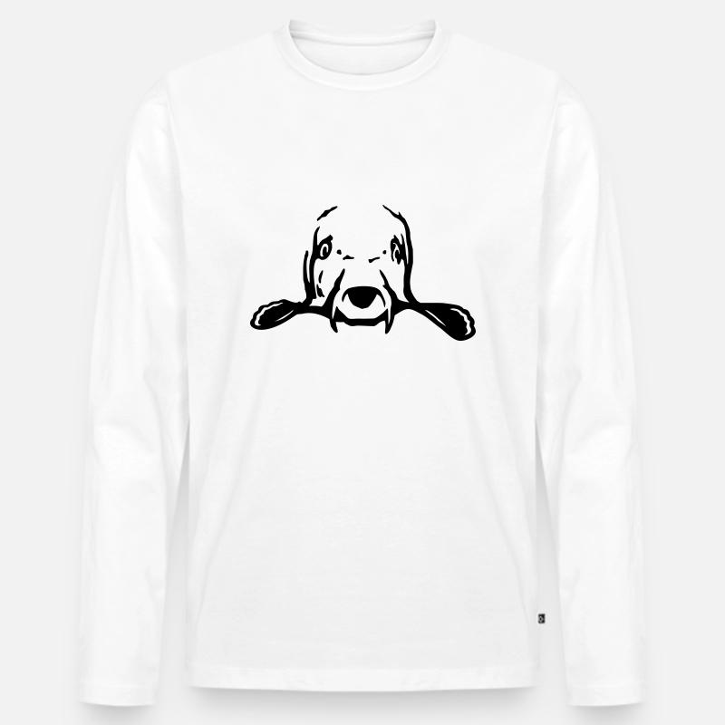 karpfen_1 - Männer Premium Bio Langarmshirt - Weiß
