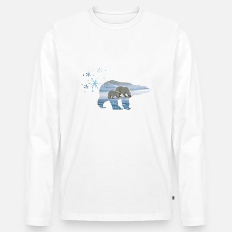 Eisbär - Männer Premium Bio Langarmshirt - undefined