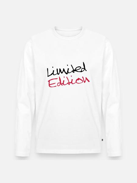 limited_edition_py2 - T-shirt manches longues Premium bio Homme - blanc