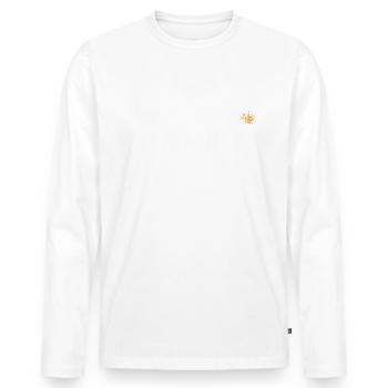 Florence Name for Women Kids Toddlers - Florence - Men's Premium Organic Long Sleeve Shirt - white - Front - Nico (187cm)