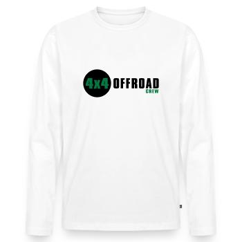 4x4 Offroad T-shirt ras - T-shirt manches longues Premium bio Homme - blanc - Devant - Nico (187cm)