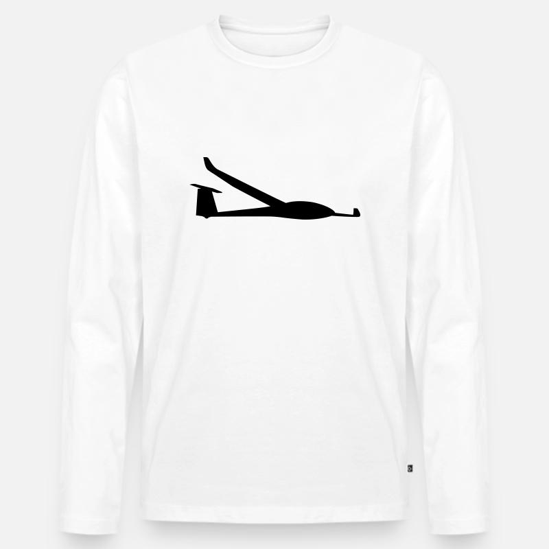 Ls8 - Männer Premium Bio Langarmshirt - Weiß