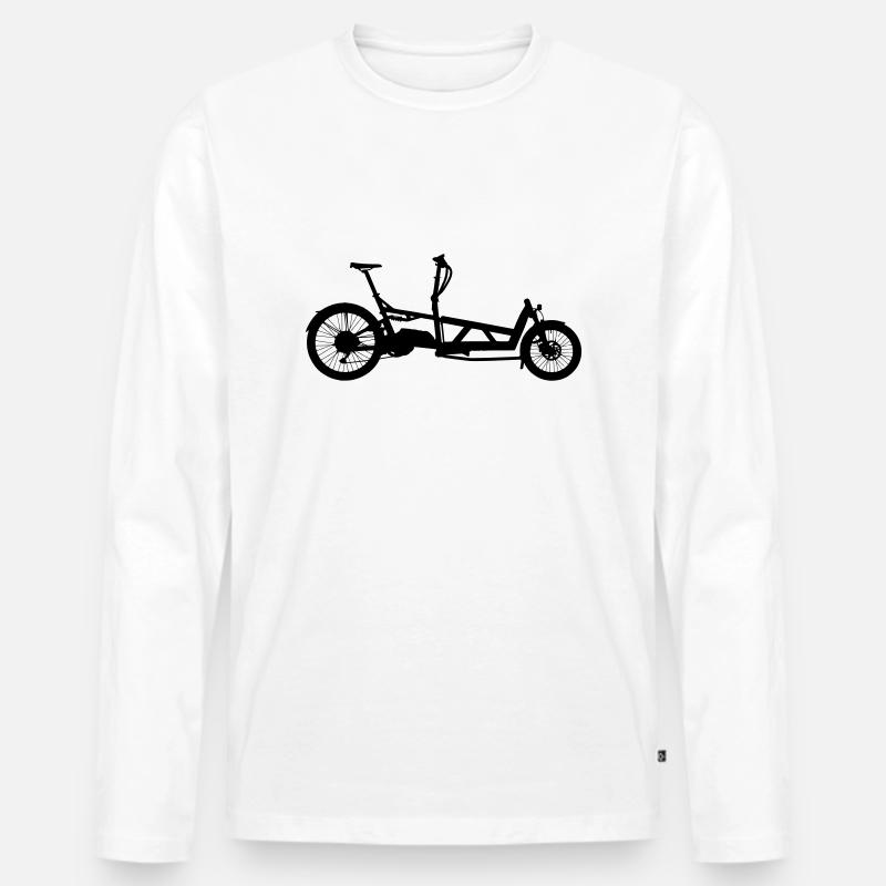 Cargobike R&M Load 60 - Männer Premium Bio Langarmshirt - Weiß
