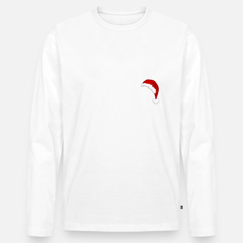 Glauben - Männer Premium Bio Langarmshirt - Weiß