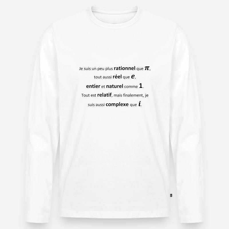 ensemble_nb - Männer Premium Bio Langarmshirt - Weiß