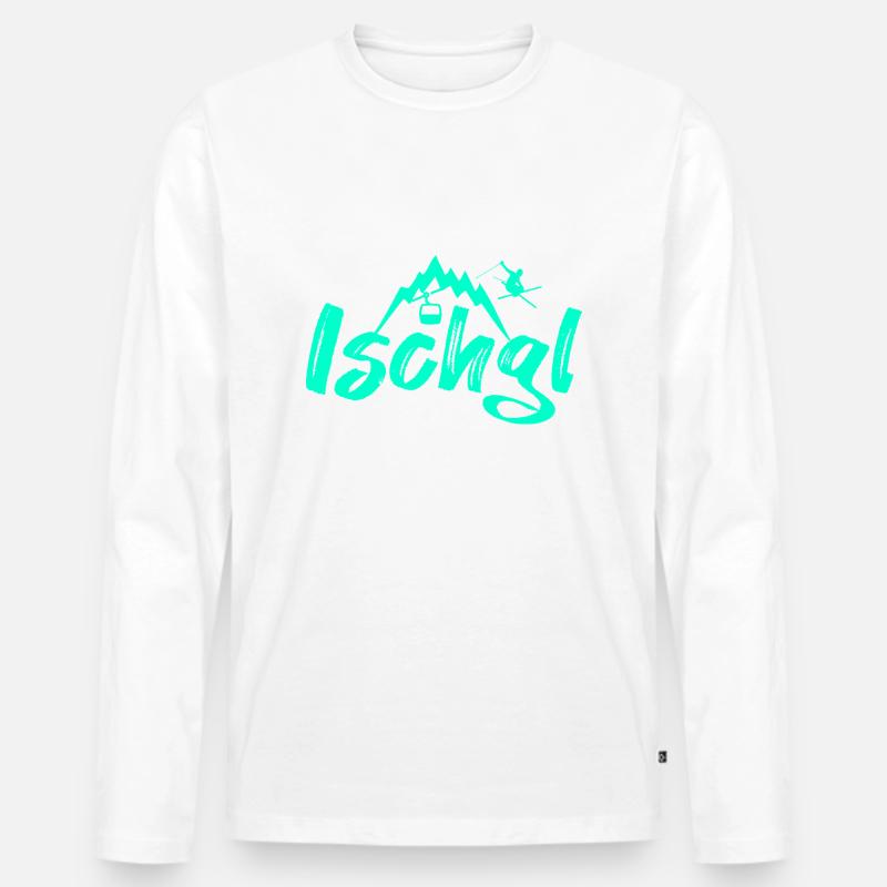 Ischgl - Männer Premium Bio Langarmshirt - undefined