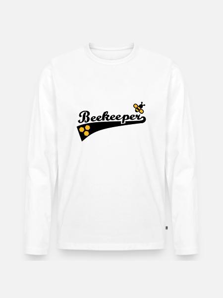 Beekeeper - T-shirt manches longues Premium bio Homme - blanc