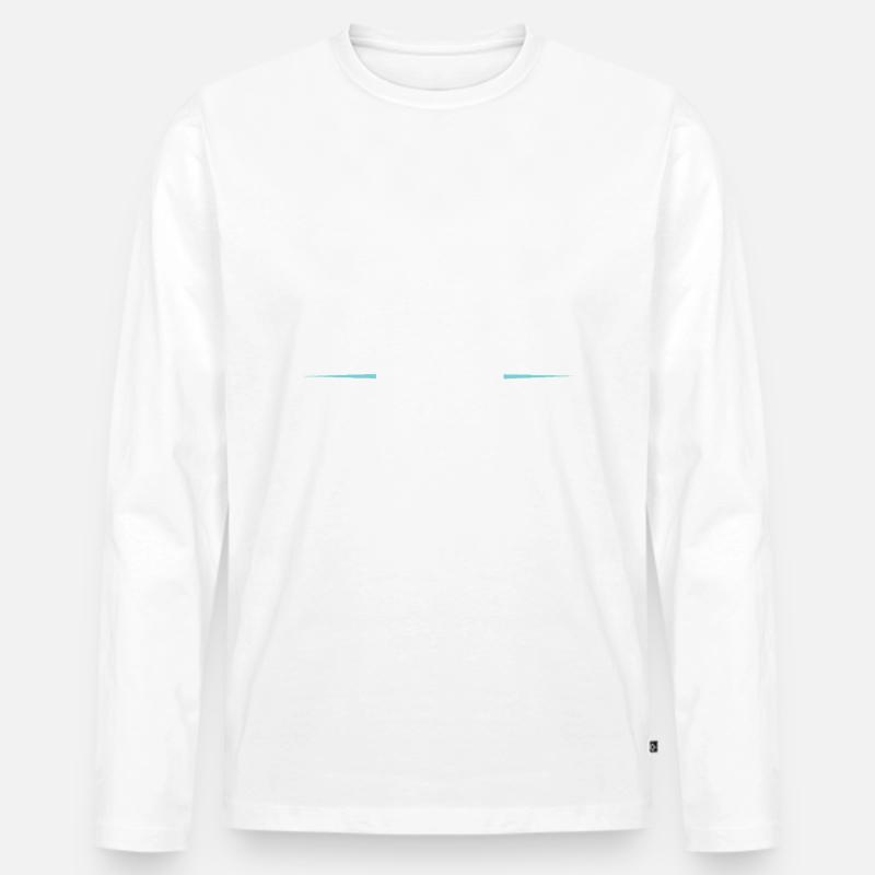 Chess Crew - Männer Premium Bio Langarmshirt - Weiß
