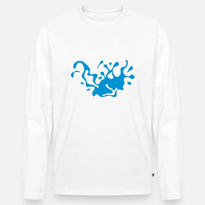 Spritzen 1 - Männer Premium Bio Langarmshirt - undefined