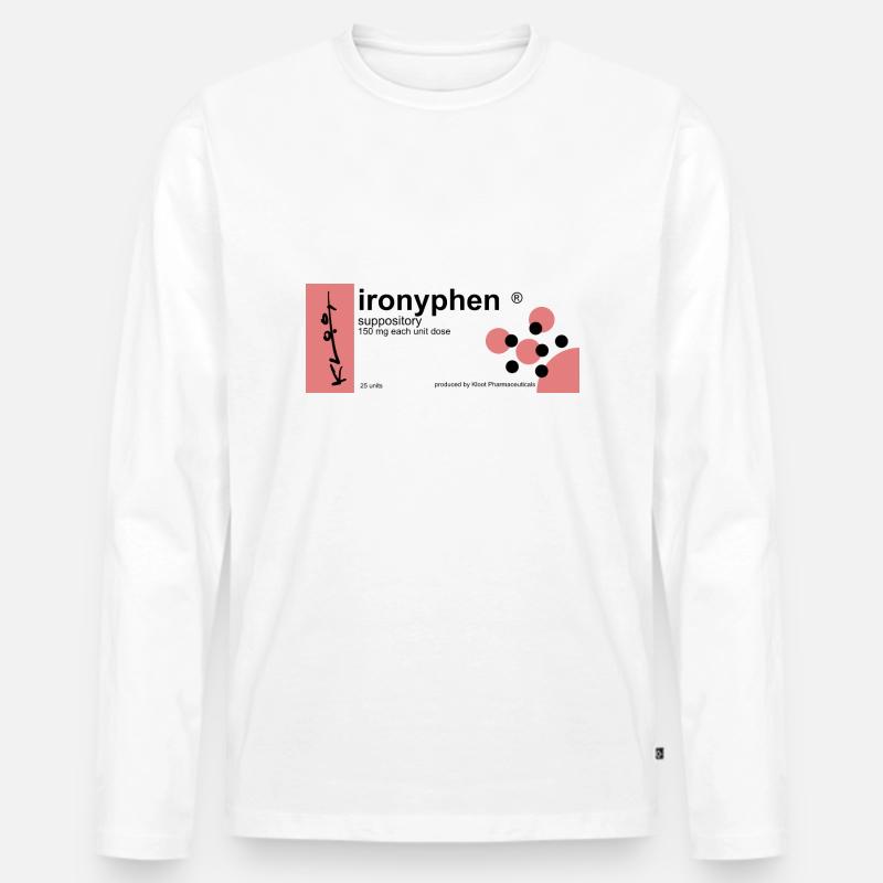 Ironyphen - Männer Premium Bio Langarmshirt - undefined