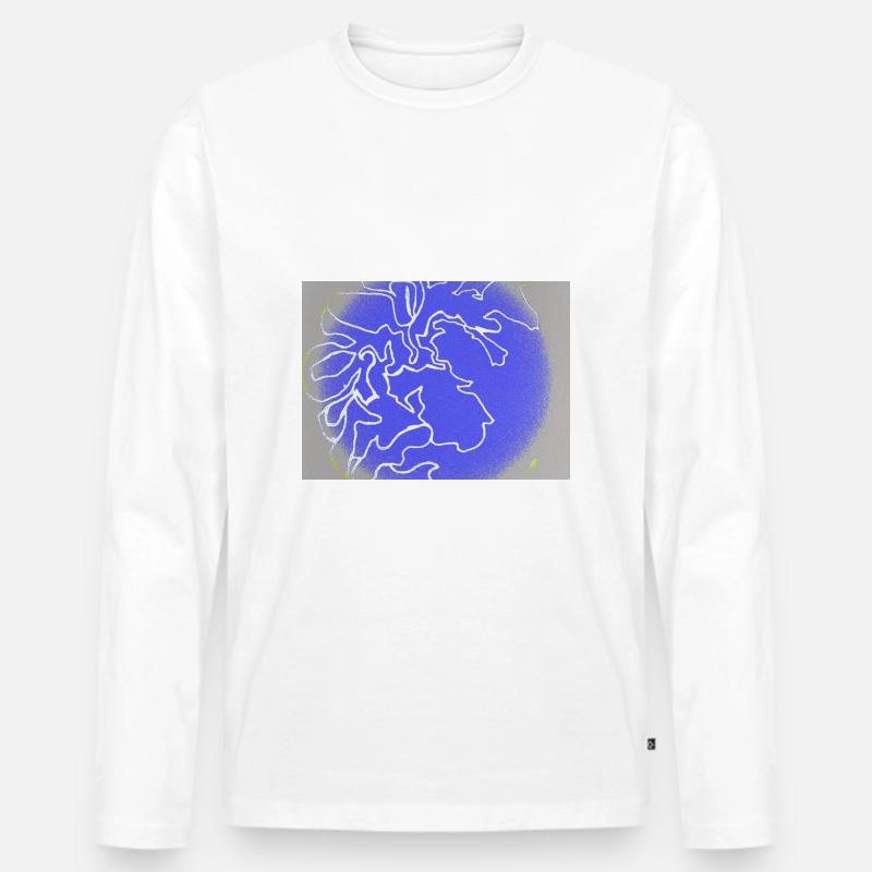 MAI K Sum23 - Männer Premium Bio Langarmshirt - Weiß