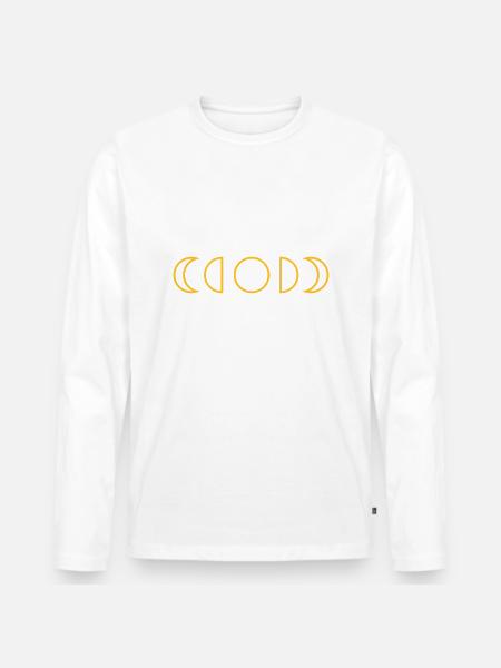 Mond - Männer Premium Bio Langarmshirt - 
