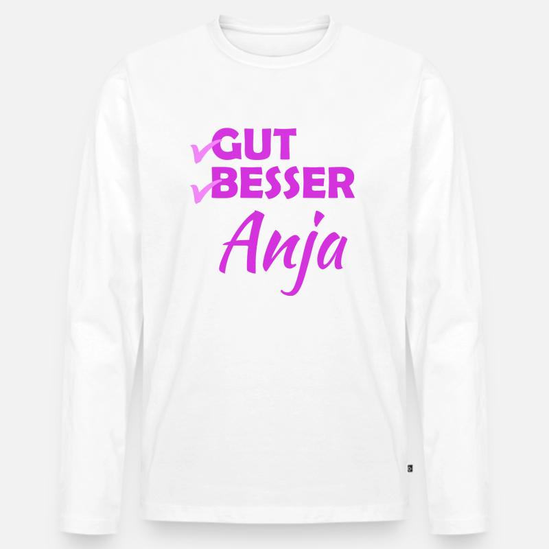 Anja - Männer Premium Bio Langarmshirt - undefined