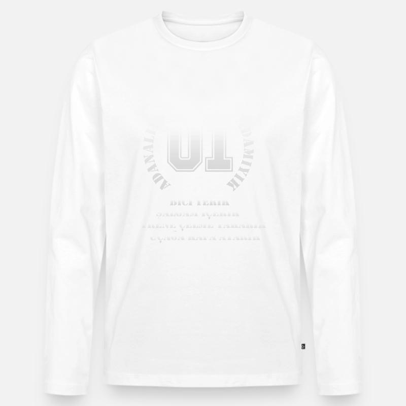 Adana 01 Adanaliyik - Männer Premium Bio Langarmshirt - Weiß
