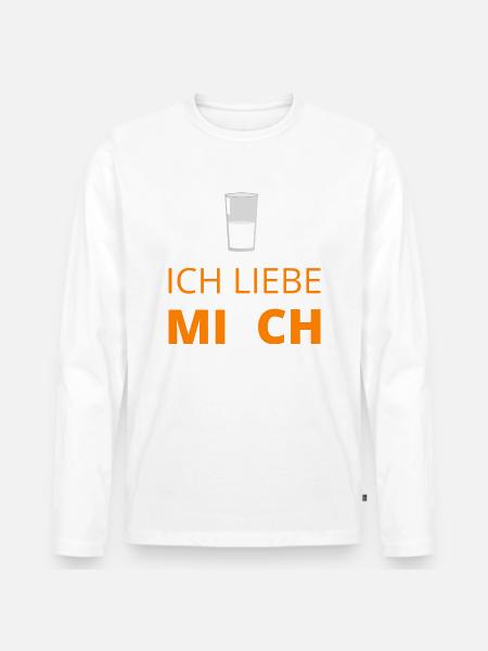 I love milk - Men's Premium Organic Long Sleeve Shirt -
