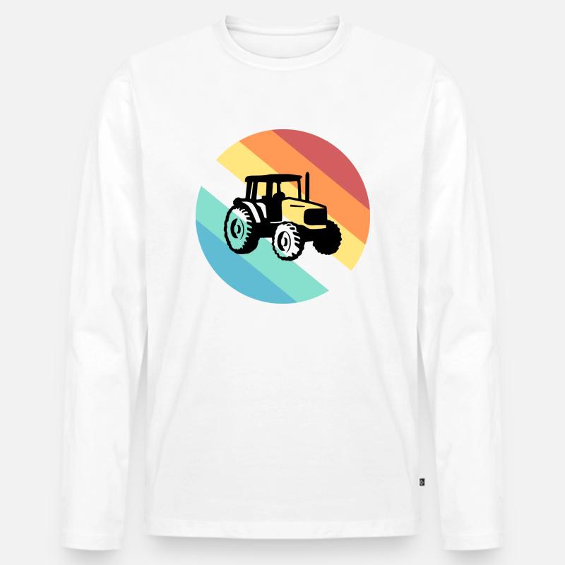 Traktor - Männer Premium Bio Langarmshirt - undefined
