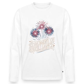 Pyrotechniker Feuerwerk Pyrotechnik - Männer Premium Bio Langarmshirt - Weiß - Vorne - Nico (187cm)