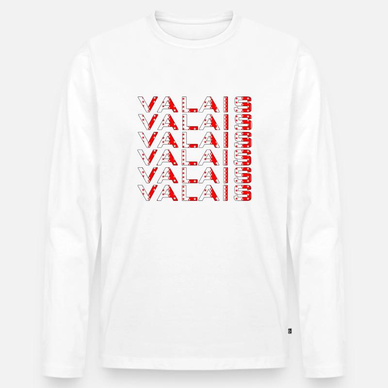 valais - Männer Premium Bio Langarmshirt - undefined